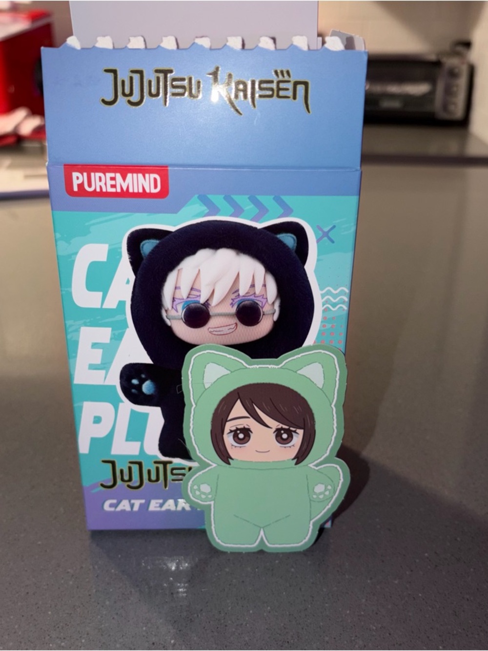 NEW Puremind Jujutsu Kaisen Cat Ear Plush Bag Charm -  Shoko (JJK LABUBU)